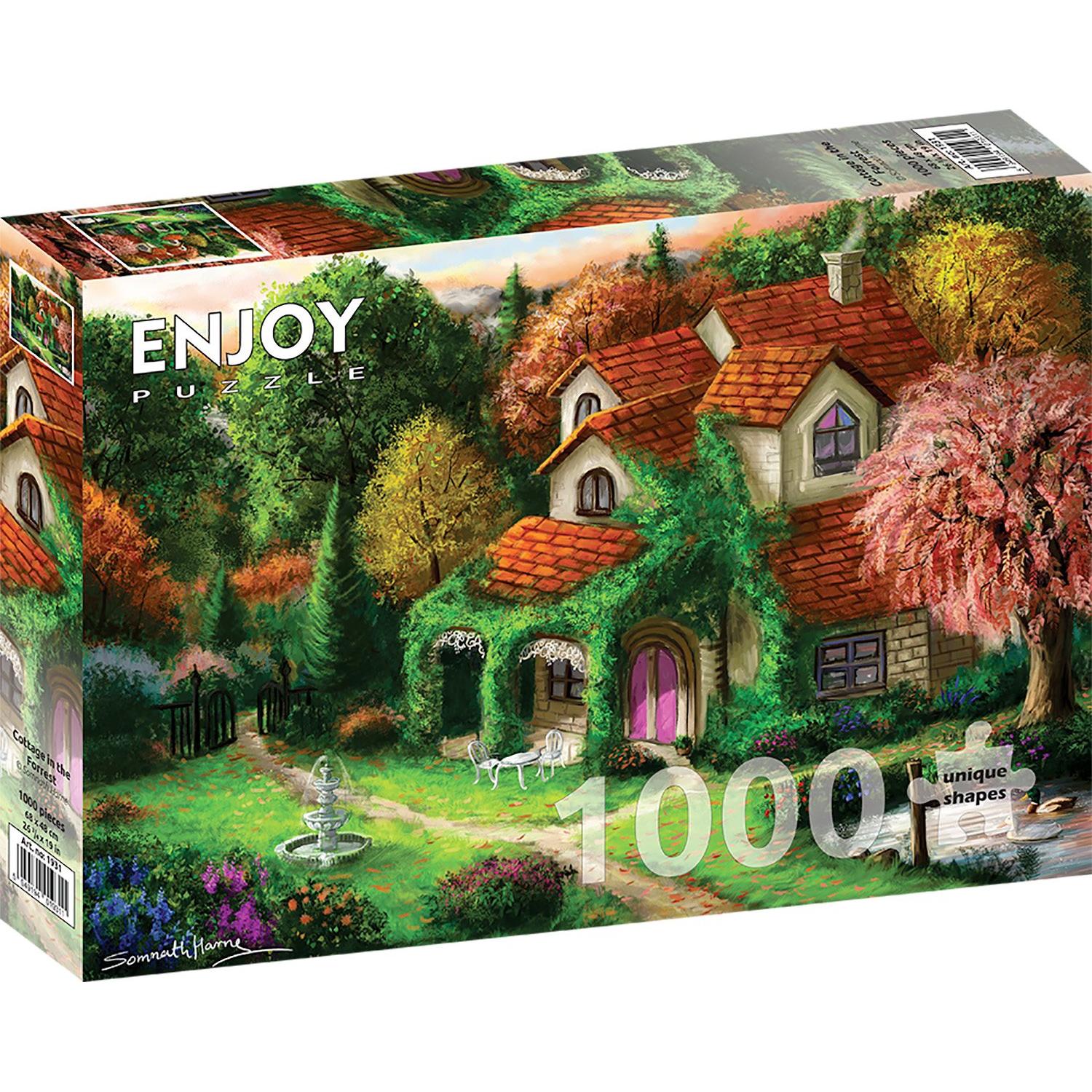 Enjoy Puzzle ENJOY-1931 - Cottage in the Forrest, Puzzle, 1000 Teile (1000 Teile)