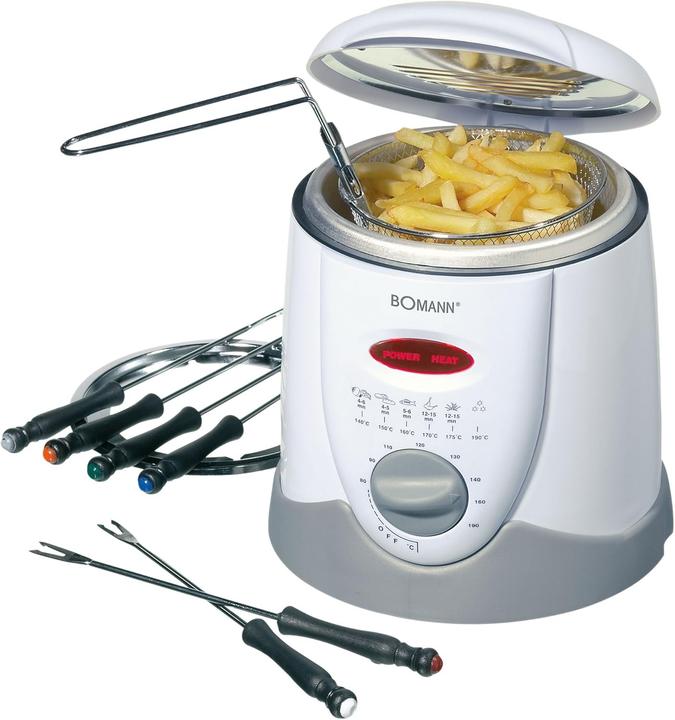Produktbild Bomann FFR 1290 CB 2in1 Fondue-Fritteuse