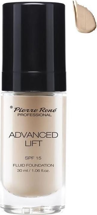Actual product image Pierre Rene Professional PIERRE RENE Advanced Lift SPF15 Fluid Foundation podkład liftingujący 04 Light Beige 30ml (04 Light Beige)