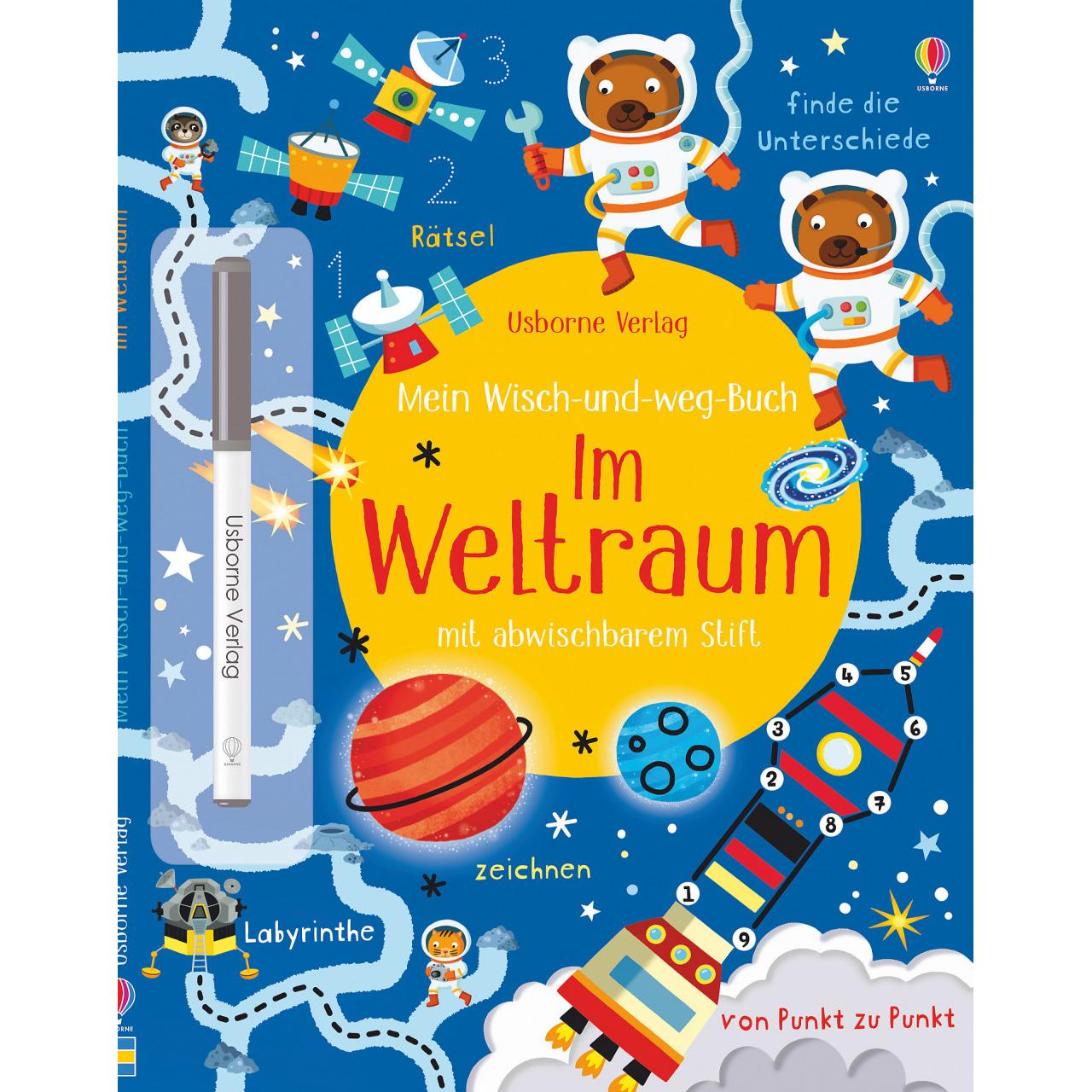 Thumbnail - Mein Wisch-und-weg-Buch: Im Weltraum, Kinderbücher von Kirsteen Robson