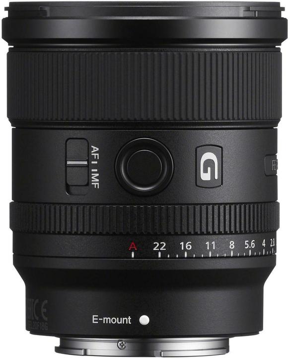 Actual product image Sony FE 20mm f/1.8 G (Sony E, full size)