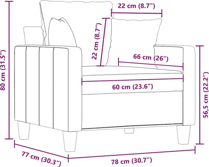 Produktbild vidaXL Sessel