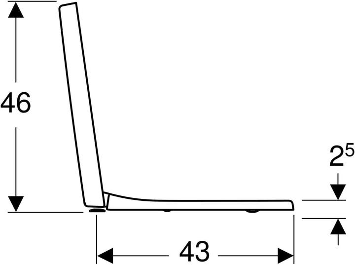 Image du produit Geberit Keramag / Siège de WC Renova Plan blanc 572110