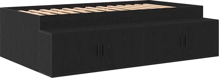 Produktbild vidaXL Stauraum-Bettgestell Sonoma Eiche 100x200 cm (100 x 200 cm)