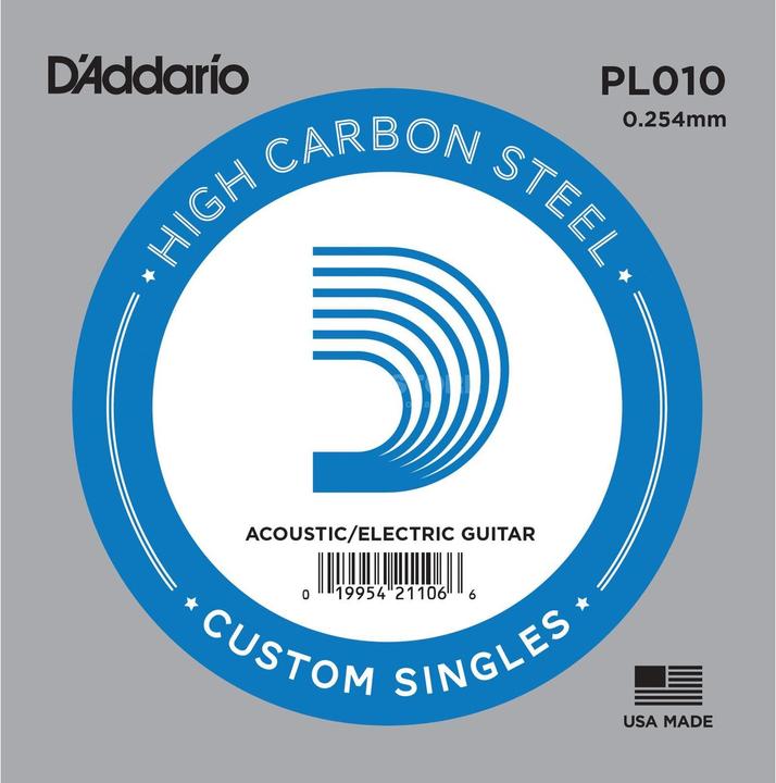 Produktbild D'Addario Pl010 (1x, Gitarre, 0.01")
