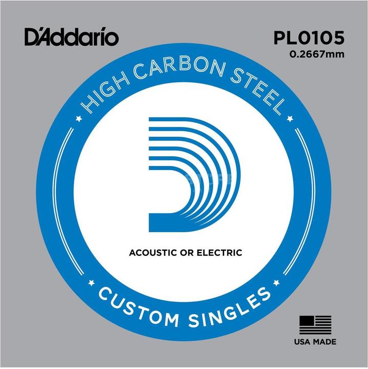 Produktbild D'Addario Pl0105 (1x, Gitarre, 0.01")