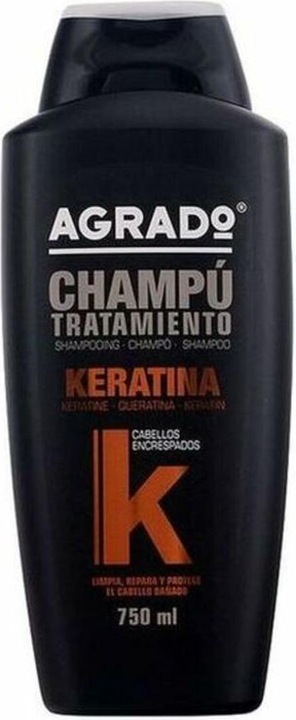Agrado Keratin Shampoo 750ml (750 ml, Flüssiges Shampoo)