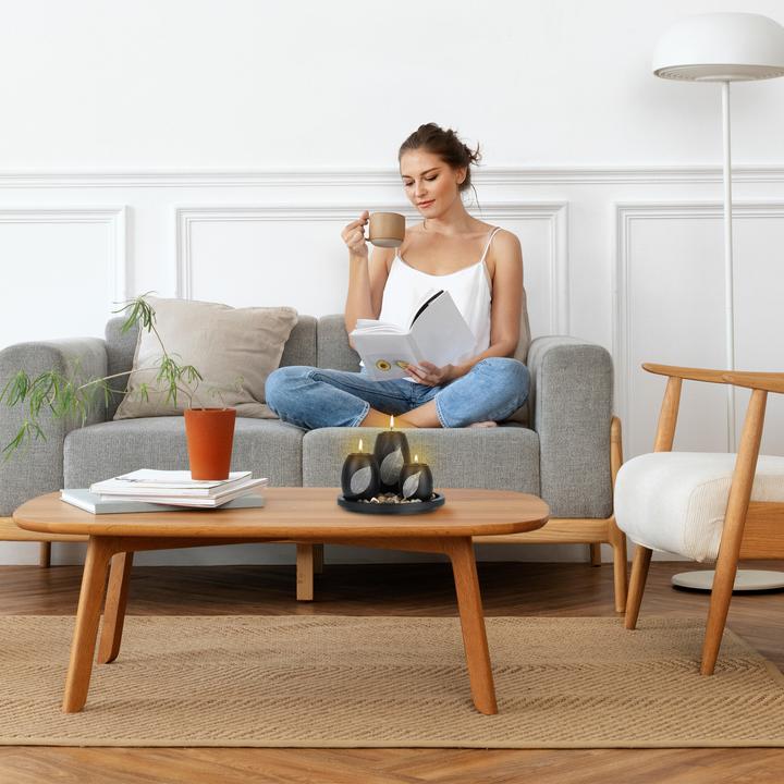 Actual product image Relaxdays Tea light holder (19.5 x 19.5 x 13.5 cm)