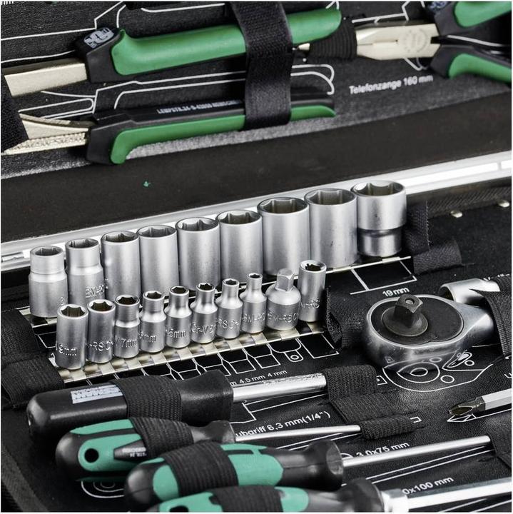 Produktbild Mannesmann Werkzeugkoffer (106 Teile)