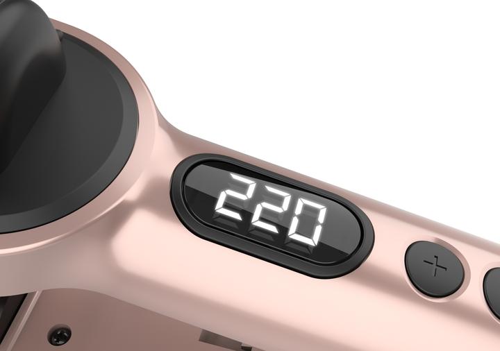 Actual product image GAMA GI1901 Waver and Brush curling iron with