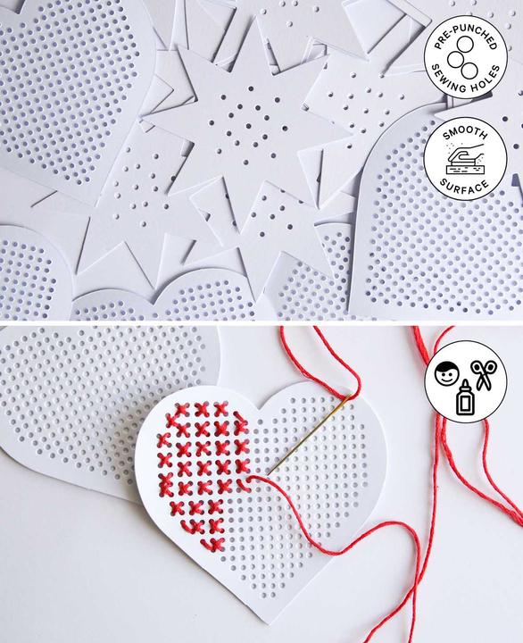 Actual product image I Am Creative Stick cardboard star, 12 pcs.