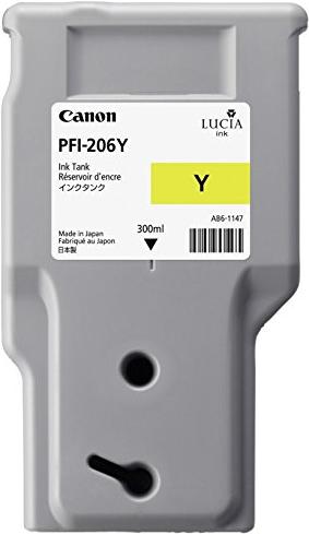 Produktbild Canon Tinte Large Format yellow Orig.Nr. PFI-206Y (Y)