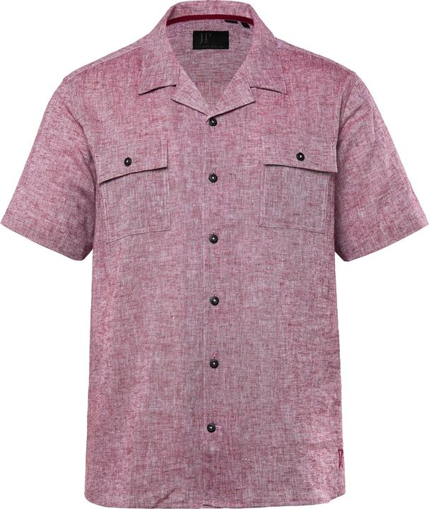Image du produit JP1880 Chemise en lin mélangé JP 1880, manches courtes et poches à rabat, coupe Cuba Fit – jusqu'au 8 XL (XXL)