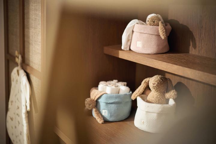 Actual product image Jollein Care basket Cosy Knit Ivory 14 x 18 cm