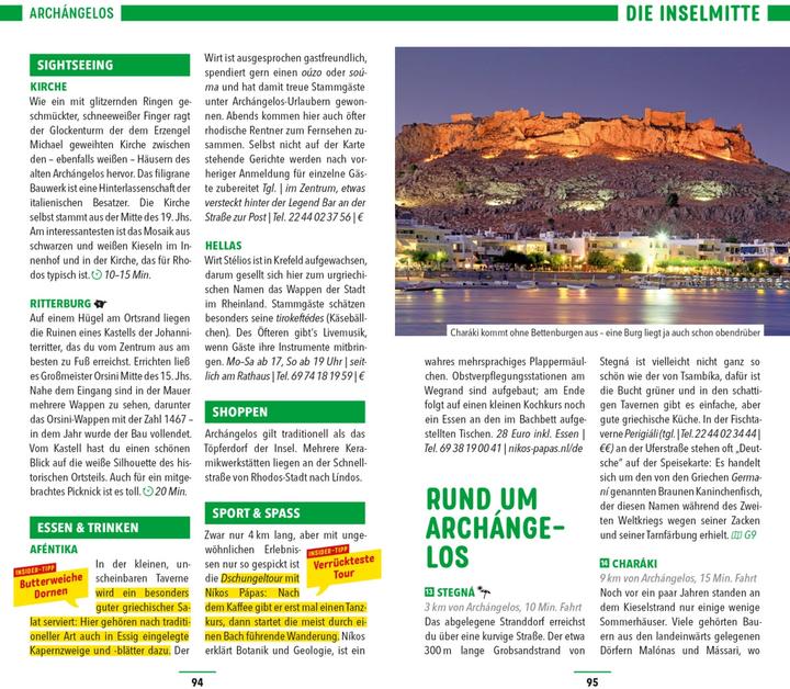 Actual product image Reiseführer Rhodos (German, Klaus Bötig, 2023)