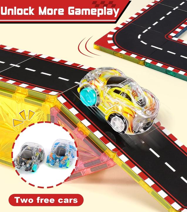 Image du produit Cooljoy 65-teiliges magnetisches Bausteine Set