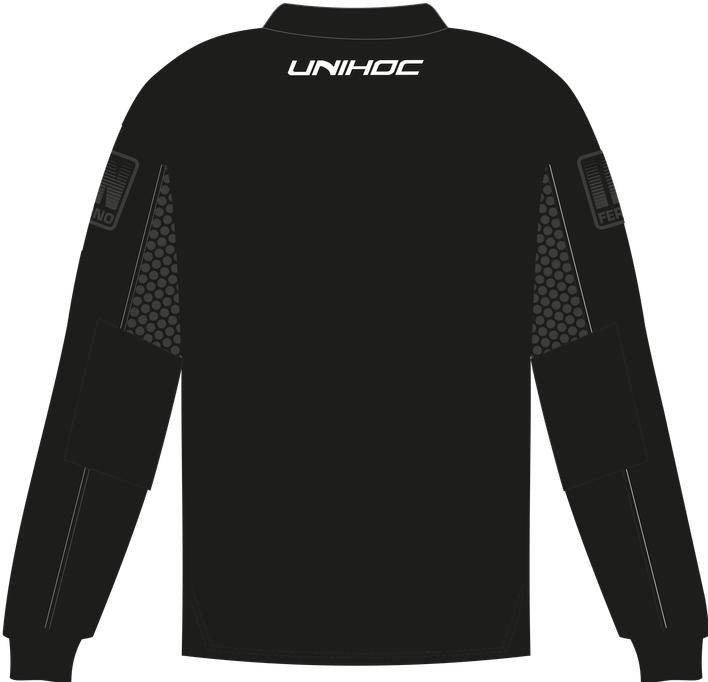 Immagine prodotto Unihoc Goalie Sweater INFERNO all black-XXL (XXL)