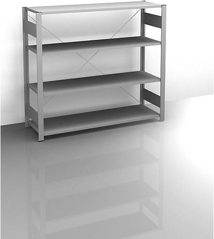 Actual product image kaiserkraft Sideboard plug-in shelf, galvanized