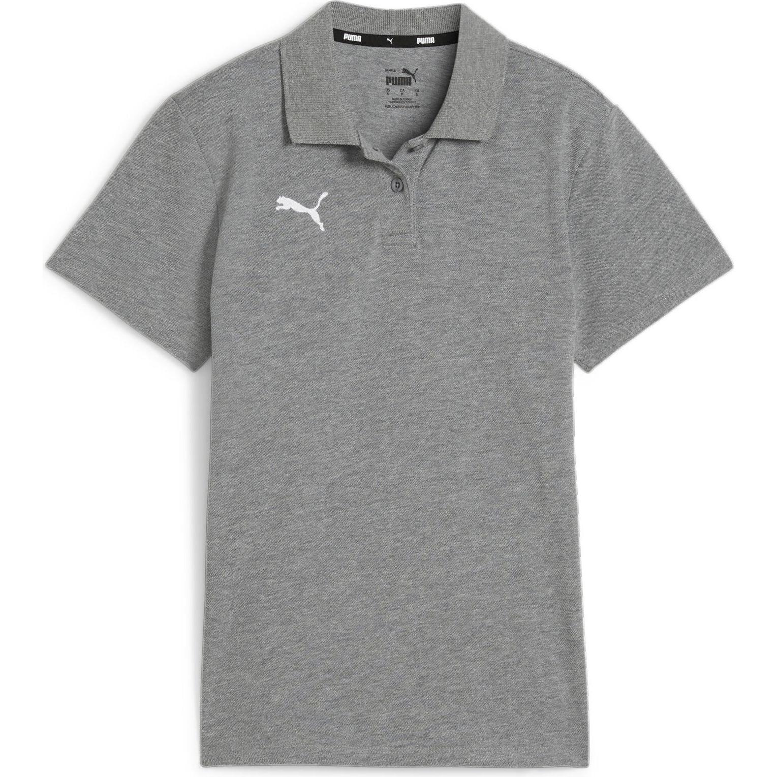 Puma, Damen, Sportshirt, teamGOAL Casuals Polo Wmn (S), Grau, S