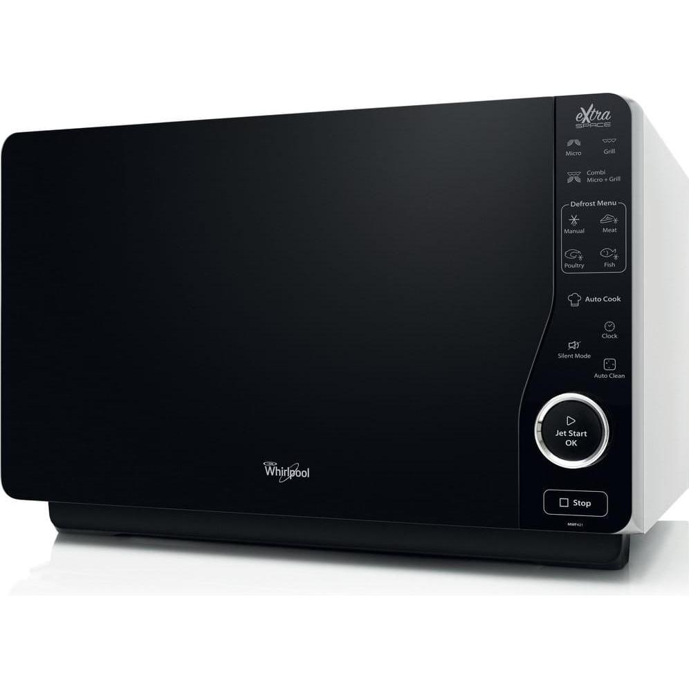 Whirlpool MWF 421 SL Mikrowelle Arbeitsplatte Kombi-Mikrowelle, Mikrowelle, Schwarz