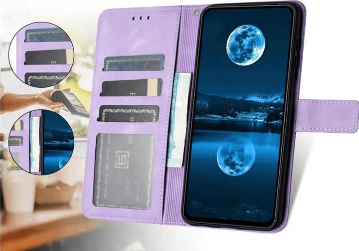 Actual product image Cover-Discount Xiaomi Redmi 14C / Poco C75 – Wildleder Look Etui im Vintage Design (Xiaomi Poco C75)