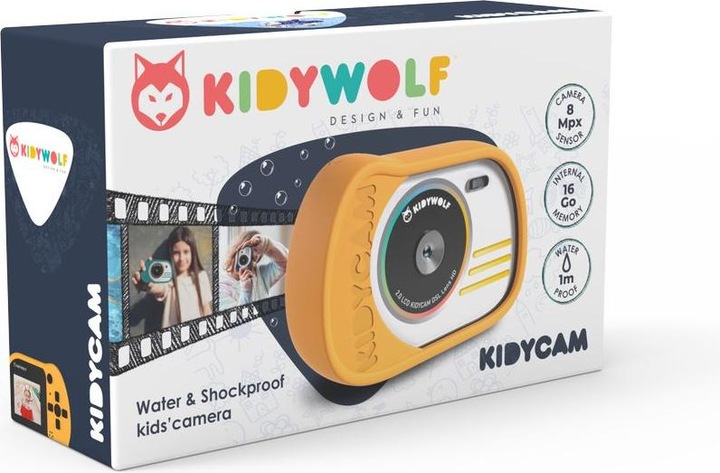Actual product image Kidywolf Kidy Camera - orange version