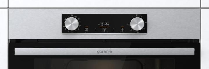 Produktbild Gorenje Einbaubackofen· 77L, A, HxBxT 59,5x59,5x56,4cm, IconLED· Farbe : Edelstahl, Material Be