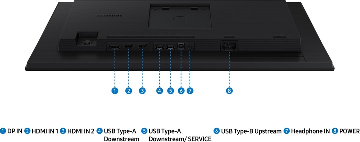 Actual product image Samsung 27"FHD+1920x1200 100Hz IPS HDMI (1920 x 1080 pixels, 27")