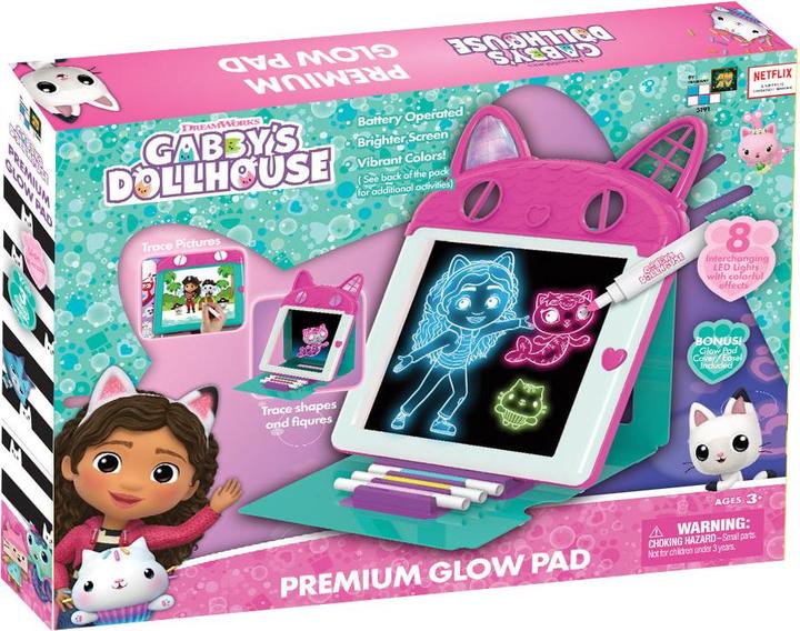 Big Glow Gabby's Dollhouse Premium Glow Pad Drawing Board