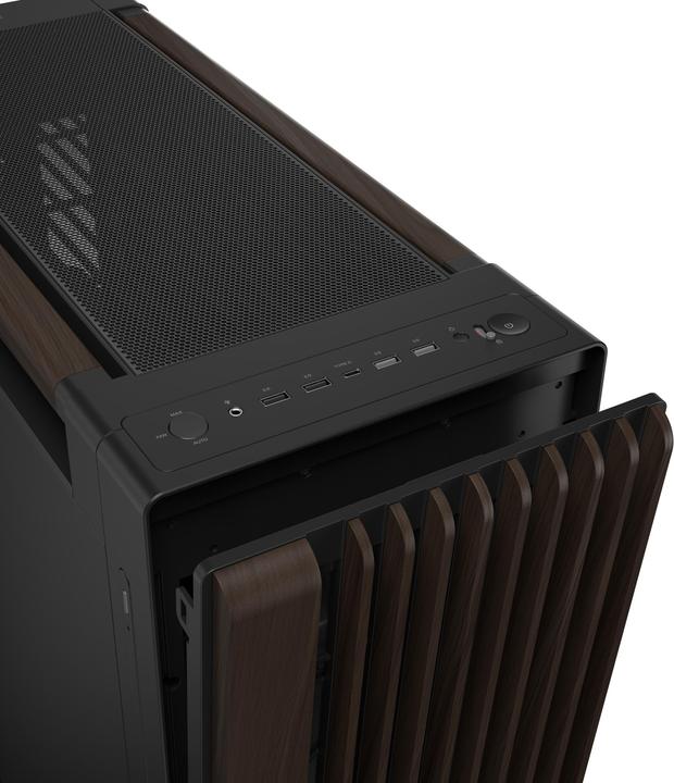 Actual product image ASUS Geh Proart Pa602 Walnut Wood Metal Pwm Modern Black (ATX, DTX, mATX, Mini-DTX, Mini-ITX)