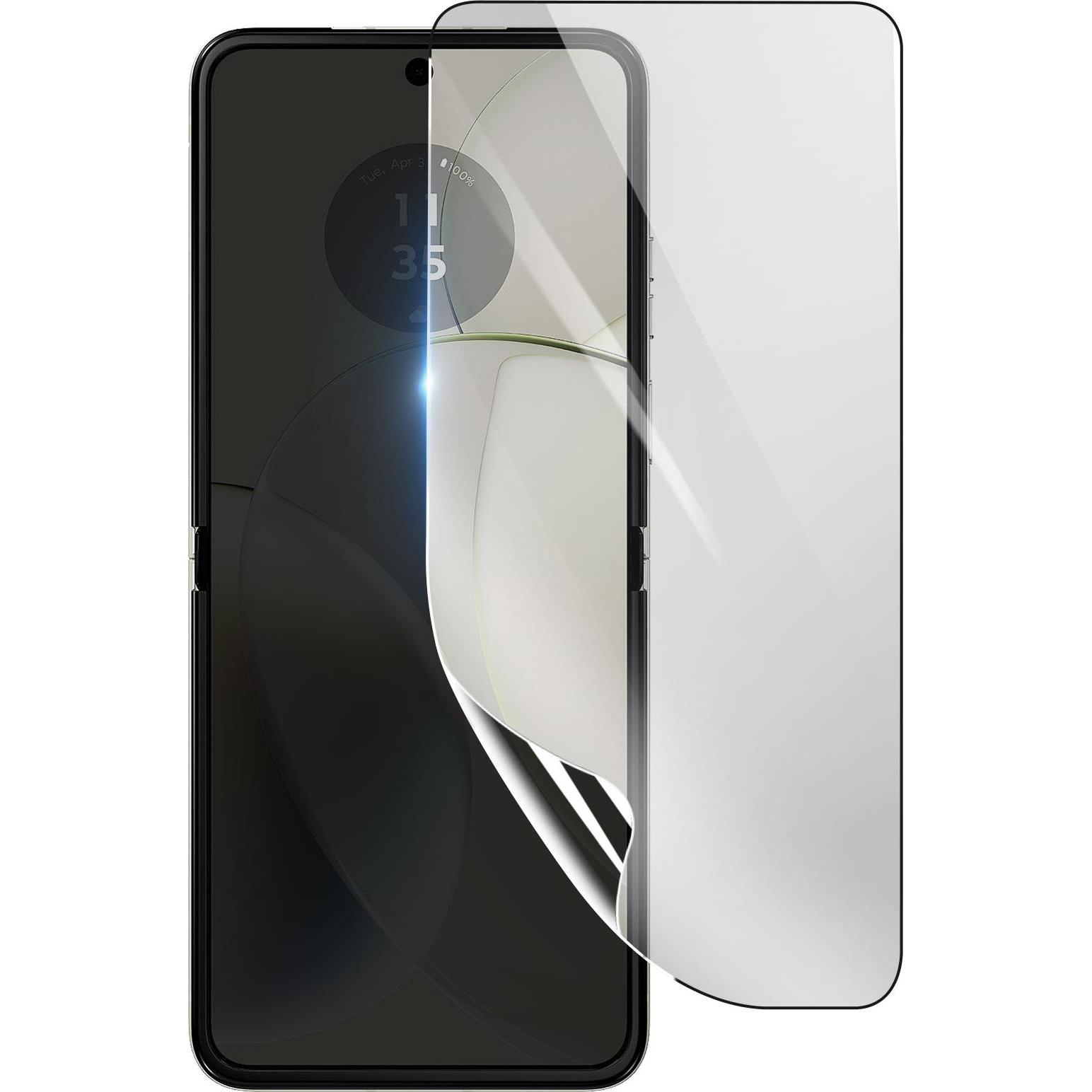 3MK Hydrogel Bildschirmfolie für Motorola Razr 40 (1 Stück, Motorola Razr 40), Smartphone Schutzfolie, Transparent