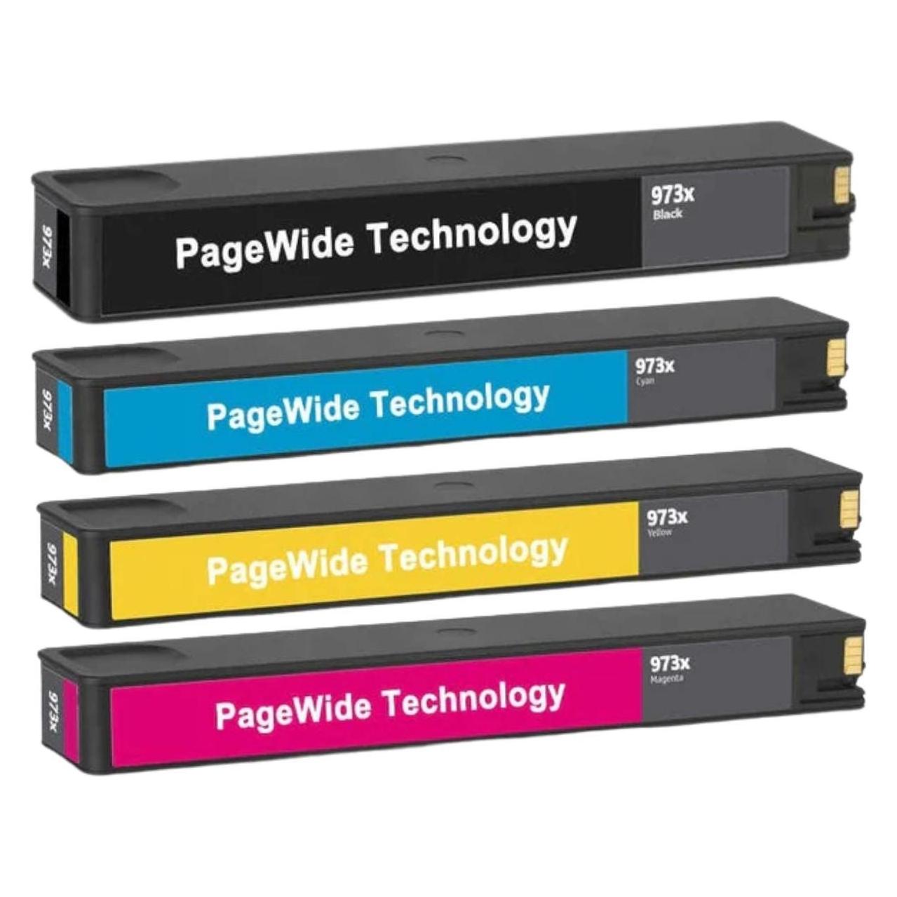 Cartuccia Inchiostro Giallo Tonerversum Compatibile HP 973X (Alta Capacità) Per PageWide Pro 477dw, 452dw, 577dw - 3