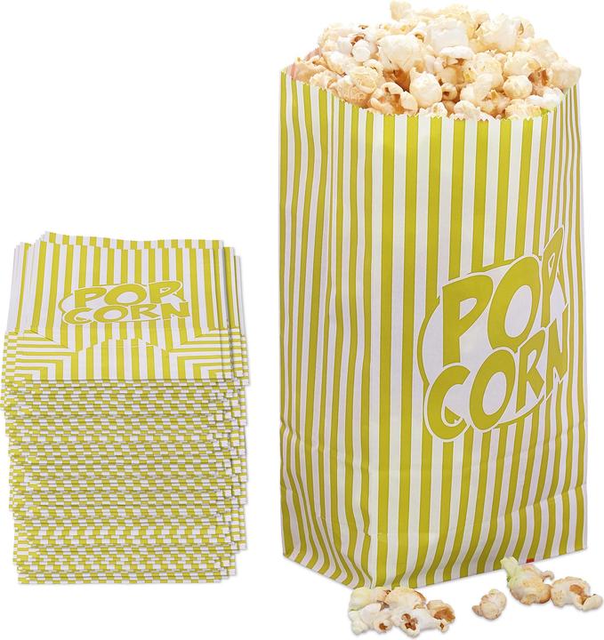 Productafbeelding Relaxdays 144x zakjes met popcorn