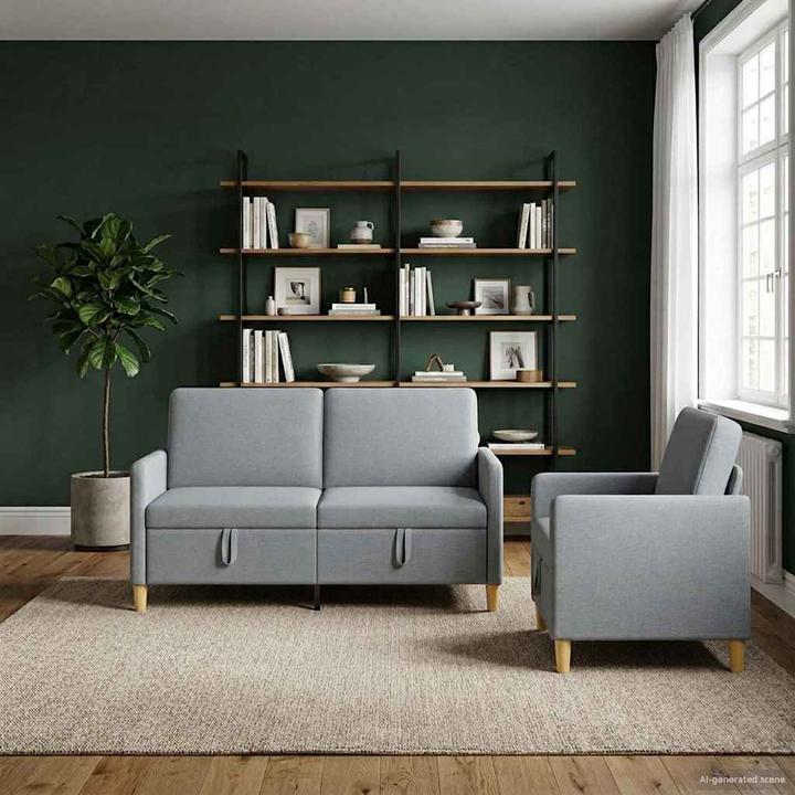 Produktbild vidaXL Sofa Set (1-Sitzer, 2-Sitzer)