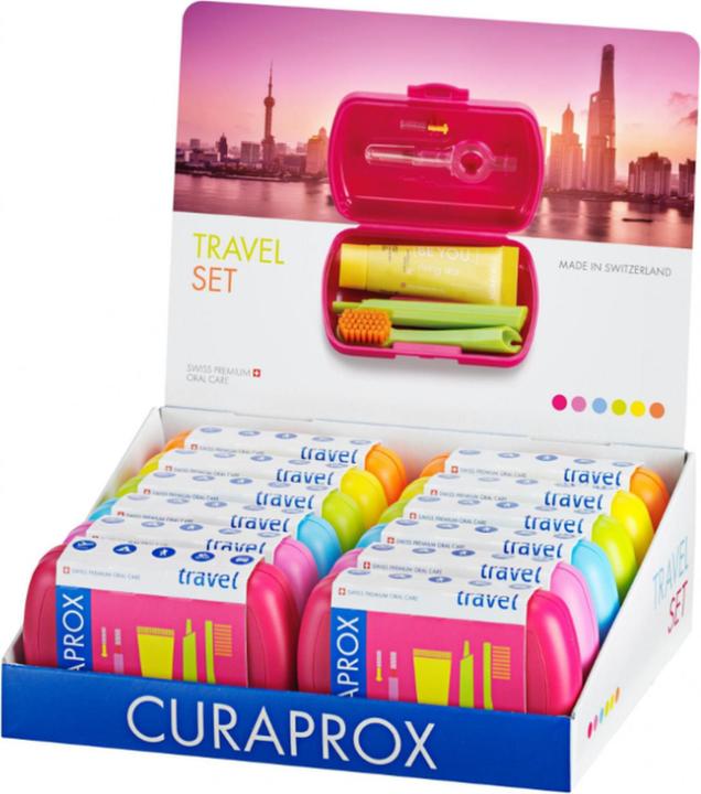Produktbild Curaprox kids Travel Set Display 12 (Extra weich, 12 x)