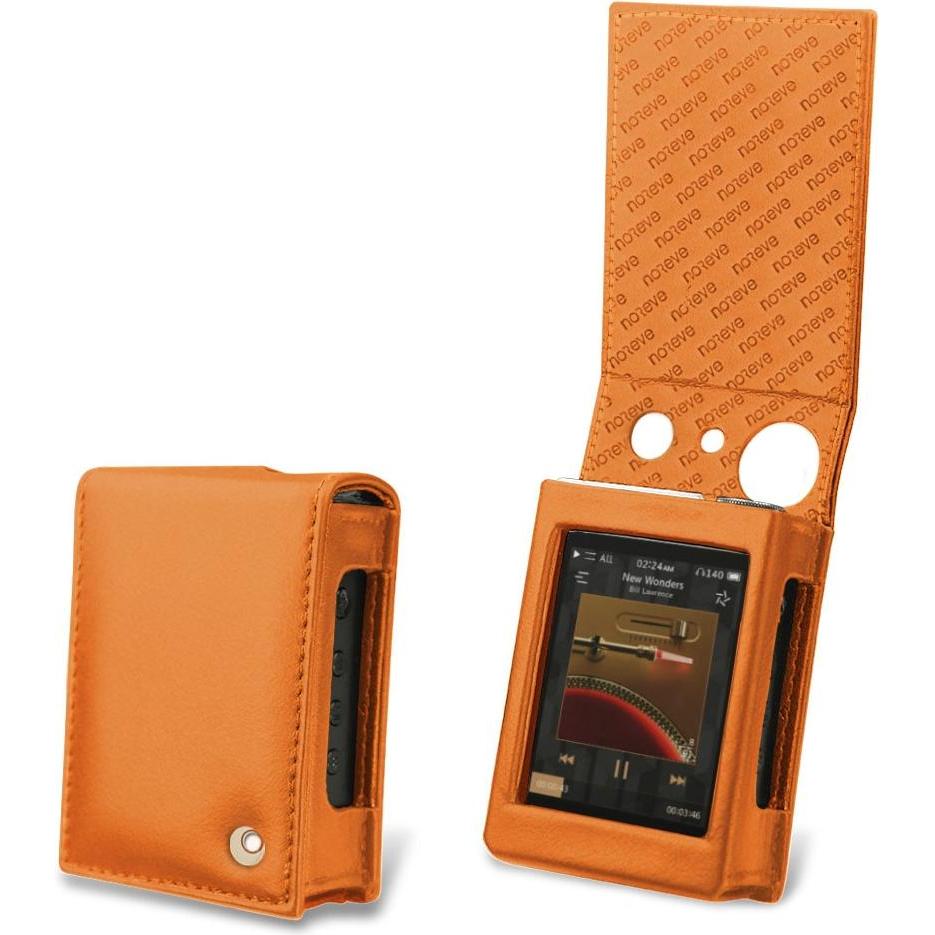 Noreve Lederschutzhülle vertikal, MP3 Tasche + Hülle, Orange