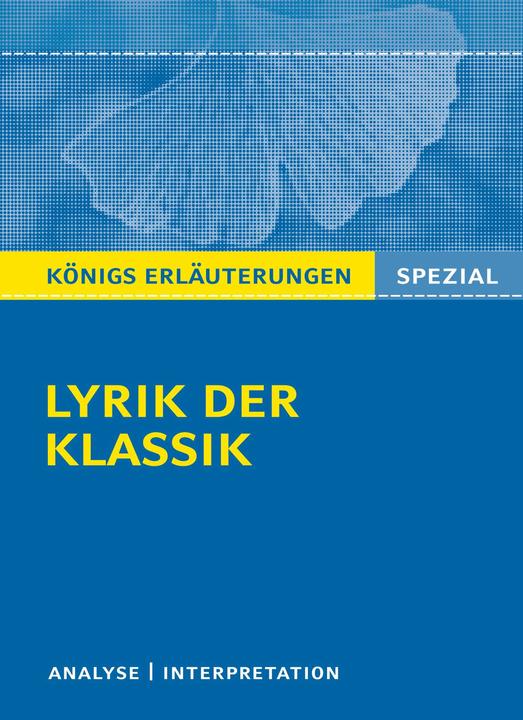 Produktbild Lyrik der Klassik (Deutsch, Gudrun Blecken, 2016)