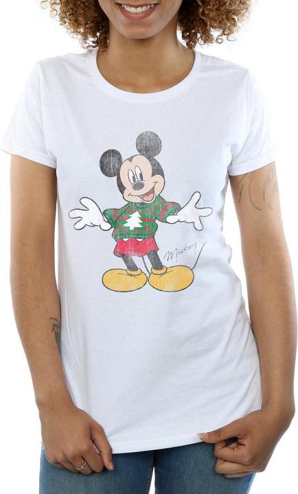 Produktbild Disney Mickey Mouse Christmas Jumper TShirt (XXL)