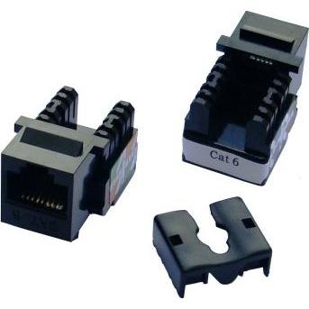 Datacom Keystone cat6 nero UTP (UTP, CAT6), Cavo di rete