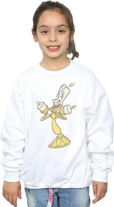 Produktbild Disney Beauty And The Beast Lumiere Distressed Sweatshirt Mädchen (152, 158)