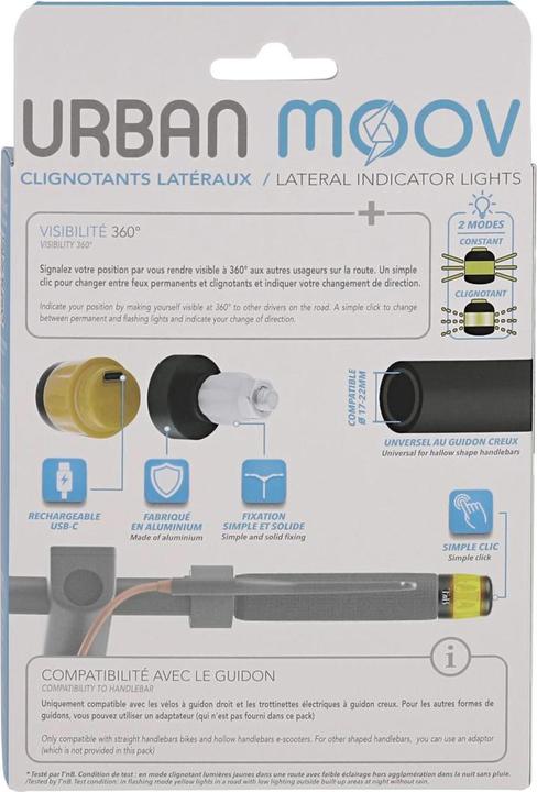 Actual product image T'nB Side indicators for bicycles/scooters