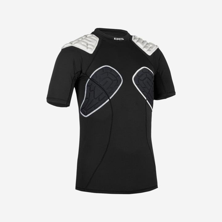 Image du produit Decathlon Épaulière de Rugby pour Femme - R500 noir/blanc (XS, Protège-poitrine, Modèle unique)