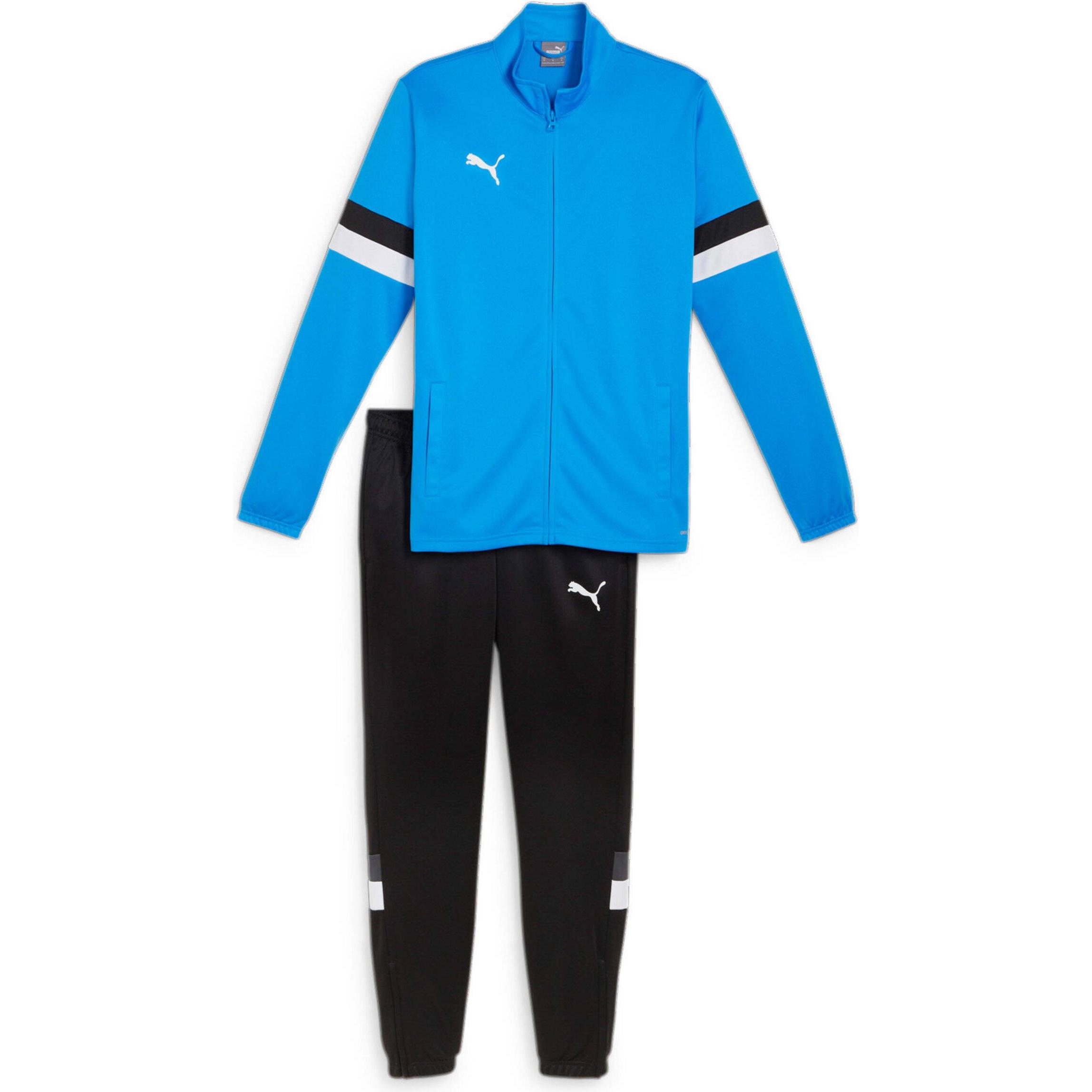Puma, Herren, Laufjacke, teamRISE Tracksuit (L), Blau, L