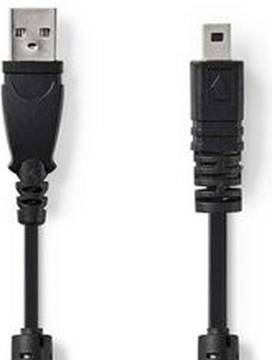 Produktbild Nedis USB-Kabel | USB 2.0 | USB-A Stecker | UC-E6 8-Pins Stecker | 480 Mbps | Vernickelt | 2.00 m | (2 m, USB 2.0)