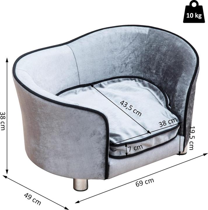 Image du produit PawHut Canapé pour animaux de compagnie (Chien)