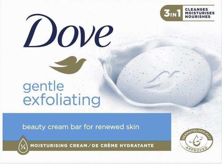 Image du produit Unilever Dove Gentle Exfoliating 3in1 Bar Savon - Exfoliant doux 90g (Savon exfoliant, Savon dur)
