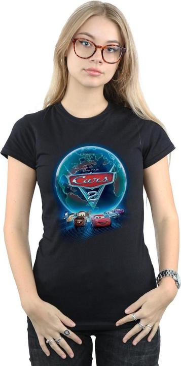 Produktbild Disney Cars Globe Movie Poster TShirt (L)