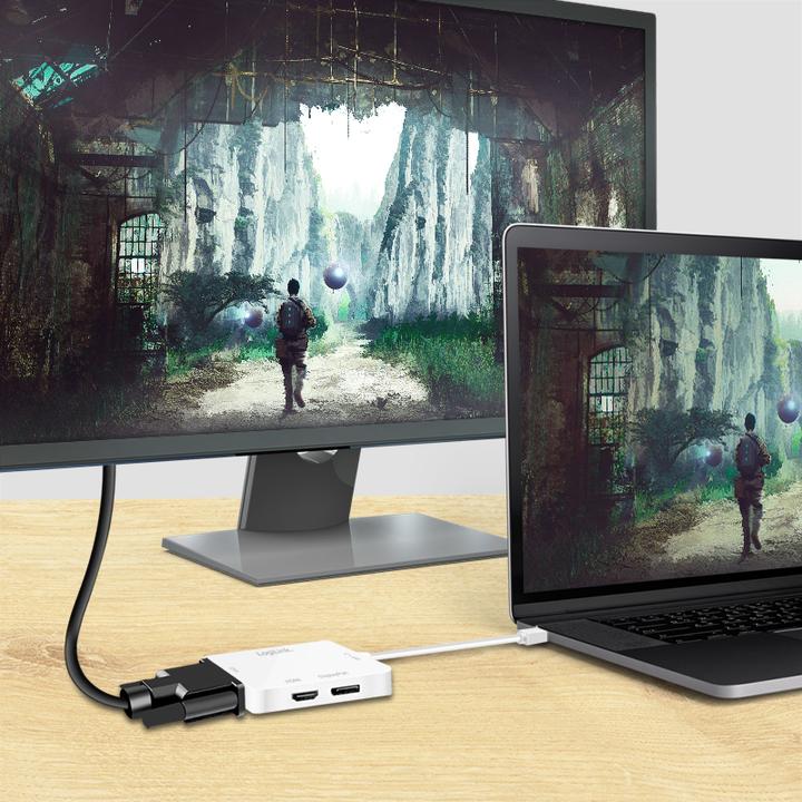 Actual product image LogiLink Mini DP zu (DP, DVI, HDMI, 15 cm)