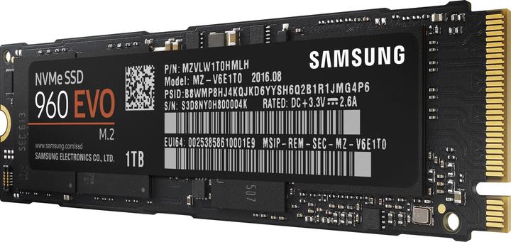 Produktbild Samsung 960 Evo (250 GB, M.2 2280)