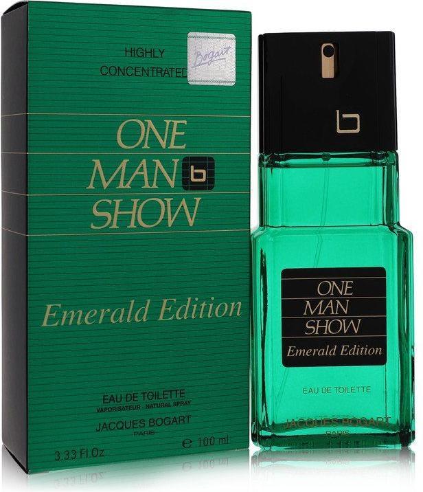 Actual product image Jacques Bogart One Man Show Emerald by Eau De Toilette Spray 100 ml (Eau de toilette, 100 ml)